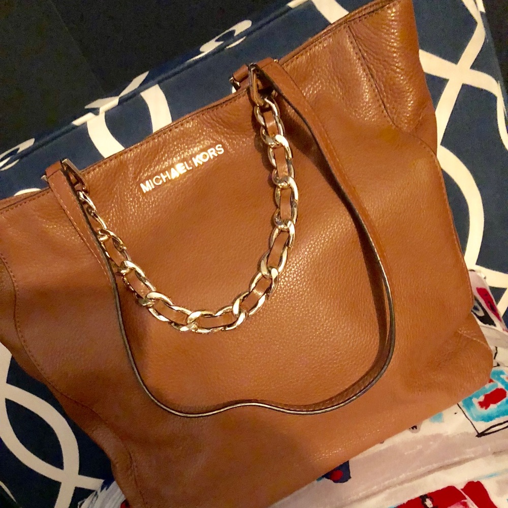 Michael Kors Tote-RARE! Beautiful saddle color